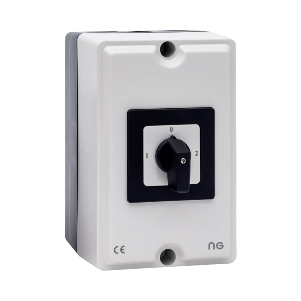 Niglon CS204P 20A 440V IP65 Insulated Changeover Switch 1 Niglon CS204P 20A 440V IP65 Changeover Switch