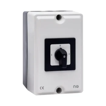 Niglon CS804P 80A 440V IP65 Enclosed Manual 4 Pole Changeover Switch