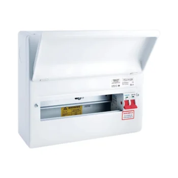 Niglon PCU1412M Protego 100A Twin Screw Main Switch 12 Way Metal Consumer Unit