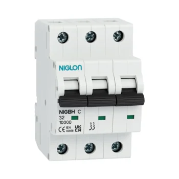 Niglon PMCB10B3-20 20A 3 Pole 10kA Curve B MCB