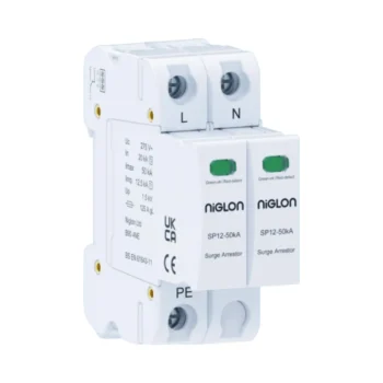Niglon SP12S-1PN 50kA Type 1+2 Surge Protection Device
