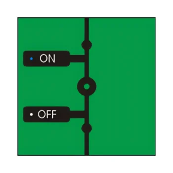 RAKO RCM-020 Rako Classic Plate 2-Button Wireless Push Button Module