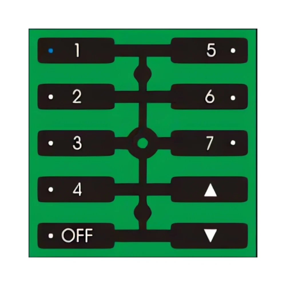 Rako Classic Plate 10-Button Wireless NFC Push Button Module 1 RAKO RNC-100 Rako Classic Plate 10-Button Wireless NFC Push Button Module