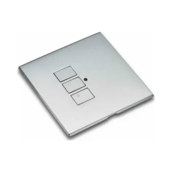 RAKO RP-EOS-30-SC Rako Cover Plate Kit-RP-EOS-30-SC - Satin Chrome - Single Gang 3-Button for Scene Control