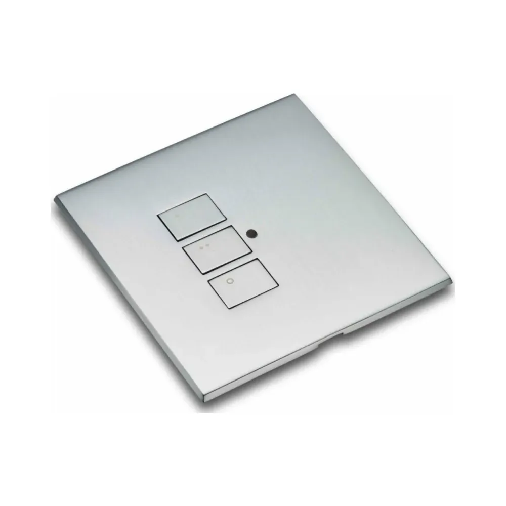 Rako Cover Plate Kit-RP-EOS-30-SC - Satin Chrome - Single Gang 3-Button for Scene Control 1 RAKO RP-EOS-30-SC Rako Cover Plate Kit-RP-EOS-30-SC - Satin Chrome - Single Gang 3-Button for Scene Control