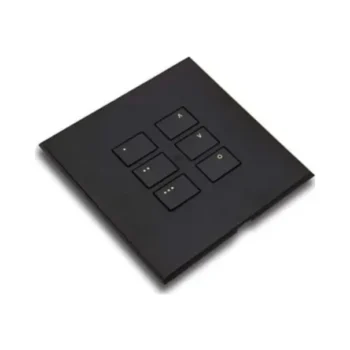 RAKO RP-EOS-3061-MB Rako Cover Plate Kit-RP-EOS-3061-MB - Matt Black - Double Gang 9-Button