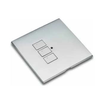 RAKO RP-EOS-31-SC Rako Cover Plate Kit - RP-EOS-31-SC - Single Gang 3-Button - Satin Chrome