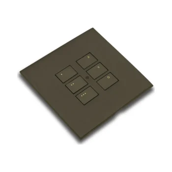 Rako Cover Plate Kit - RP-EOS-60-BM - Matt Bronze for EOS Wireless Control Module - Single Gang 6-Button