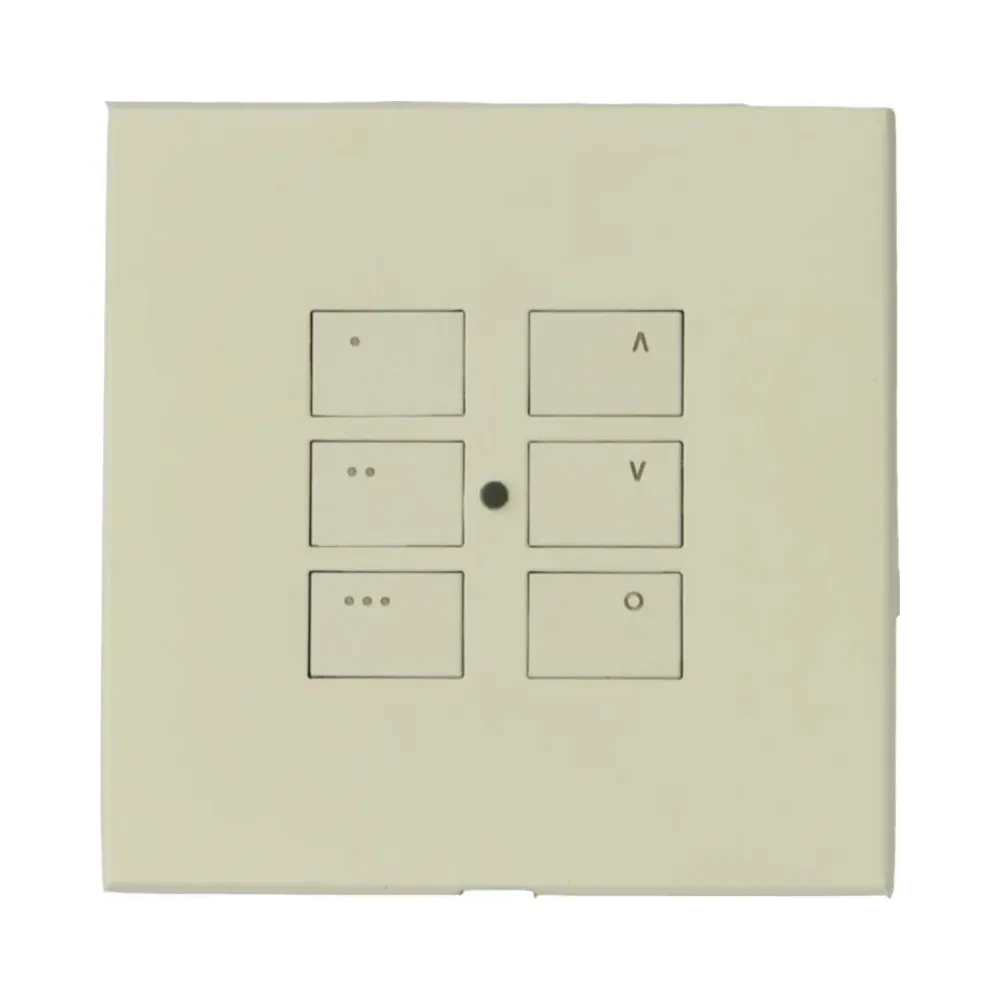 Rako Cover Plate Kit - RP-EOS-60-WH - Single Gang 6-Button - White 2 RAKO RP-EOS-60-WH Rako Cover Plate Kit - RP-EOS-60-WH - Single Gang 6-Button - White 2