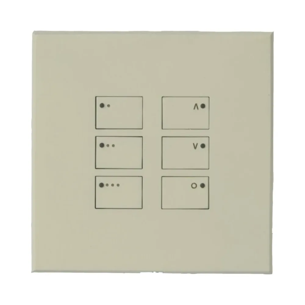 Rako Cover Plate Kit - RP-EOS-60-WH - Single Gang 6-Button - White 4 RAKO RP-EOS-60-WH Rako Cover Plate Kit - RP-EOS-60-WH - Single Gang 6-Button - White 4