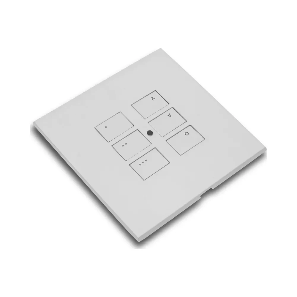 Rako Cover Plate Kit - RP-EOS-60-WH - Single Gang 6-Button - White 1 RAKO RP-EOS-60-WH Rako Cover Plate Kit - RP-EOS-60-WH - Single Gang 6-Button - White 1