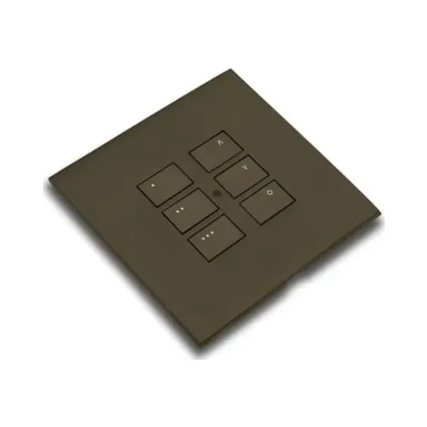 Rako Cover Plate Kit-RP-EOS-61-BM - Matt Bronze for EOS Wireless Control Module - 6-Button 1 RAKO RP-EOS-61-BM Rako Cover Plate Kit-RP-EOS-61-BM - Matt Bronze for EOS Wireless Control Module - 6-Button