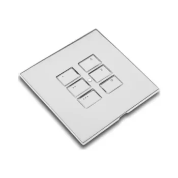 RAKO RP-EOS-6130-PC Rako Cover Plate Kit-RP-EOS-6130-PC - Polished Chrome - Double Gang 9-Button with Raise