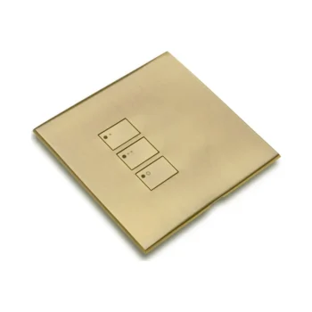 RAKO WP-EOS-30-AB Rako Cover Plate Kit for EOS Wired Control Modules - Single Gang 3-Button - Scenes 1