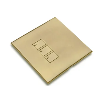 RAKO WP-EOS-31-AB Rako Cover Plate Kit for EOS Wired Control Modules - Single Gang 3-Button - Raise