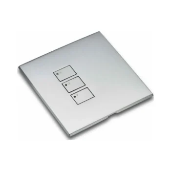 RAKO WP-EOS-31-SC Rako Cover Plate Kit for EOS Wired Control Modules - Single Gang 3-Button - Raise