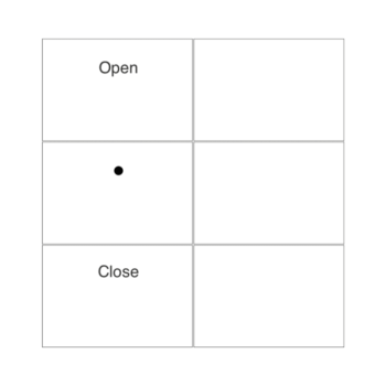 RAKO WK-MOD-030-B Rako Wired Modular Control Module - WK-MOD-030-B - Black Buttons