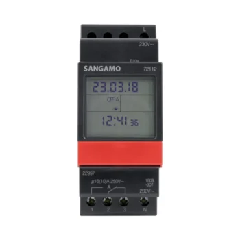 Sangamo 72112 Din Rail 2 Module 1Ch 7 Day Time Switch
