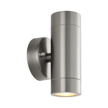 Saxby 101350 Brushed Stainless Steel IP65 Wall Light