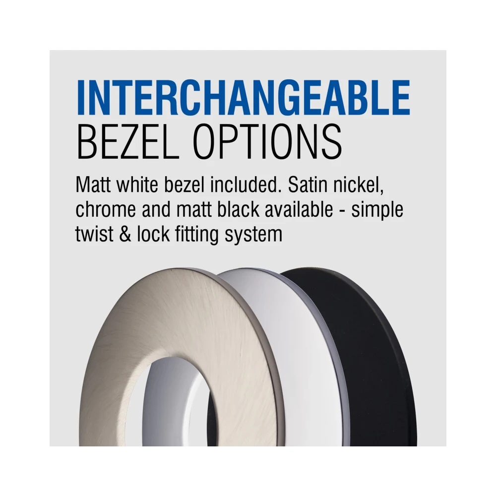 Saxby | 102630 | ShieldPRO | LED Downlight | IP65 230V | CCT Selectable | 8W 7 Saxby 102630 Saxby ShieldPRO Tri Wattage IP65 CCT 8W 7