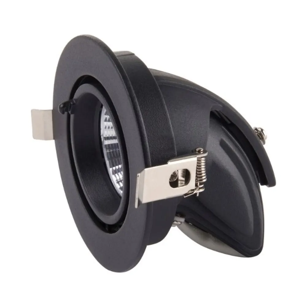 Saxby | 108292 | Axial | LED Downlight | 230V | CCT Selectable | 15W 4 Saxby 108292 Axial CCT 15W Round Matt Black Adjustable LED Downlight 4