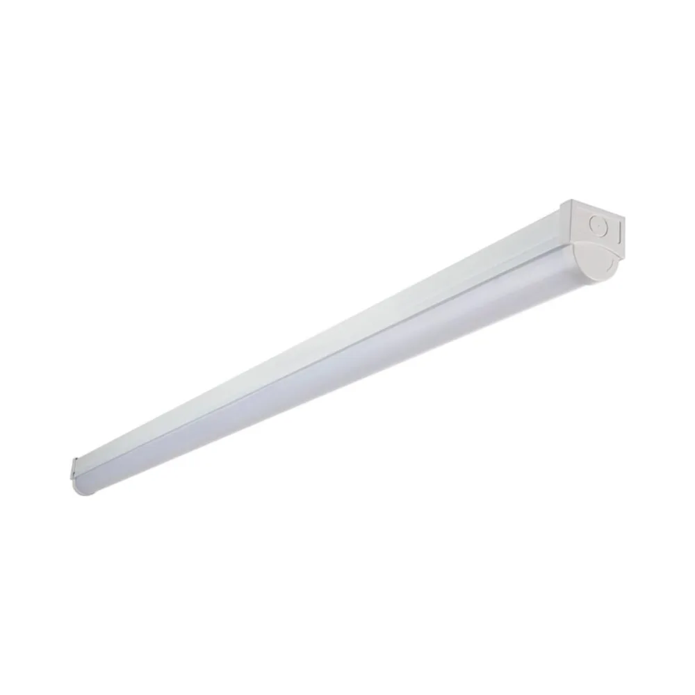 Saxby 113954 RularPRO LED Batten 5ft High Lumen EM CCT 1 Saxby 113954 RularPRO 5ft LED batten with emergency lighting, tri-colour temperature, multi-wattage selection, steel body, and 8000Lm output.