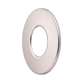 Saxby 114590 ShieldPRO Bezel in satin nickel finish, 4mm low-profile ABS accessory for use with ShieldPRO lighting range.
