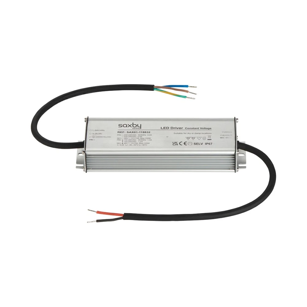 Saxby 118832 Constant Voltage LED Driver IP67 48V 150W 4 Saxby 118832 Constant Voltage LED Driver IP67 48V 150W 2