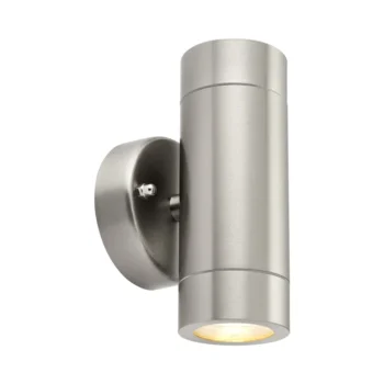 Saxby 13802 Brushed Stainless Steel GU10 Wall Light