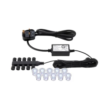 Saxby 13890 Saxby Lighting Ikon Round 30mm Kit IP67 0.45W Blue 1