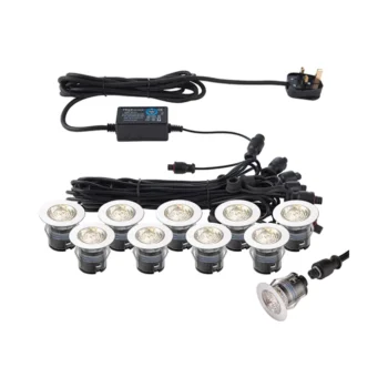Saxby 73348 IkonPRO IP67 CCT 3000K/4000K 35mm Decking Lights Kit