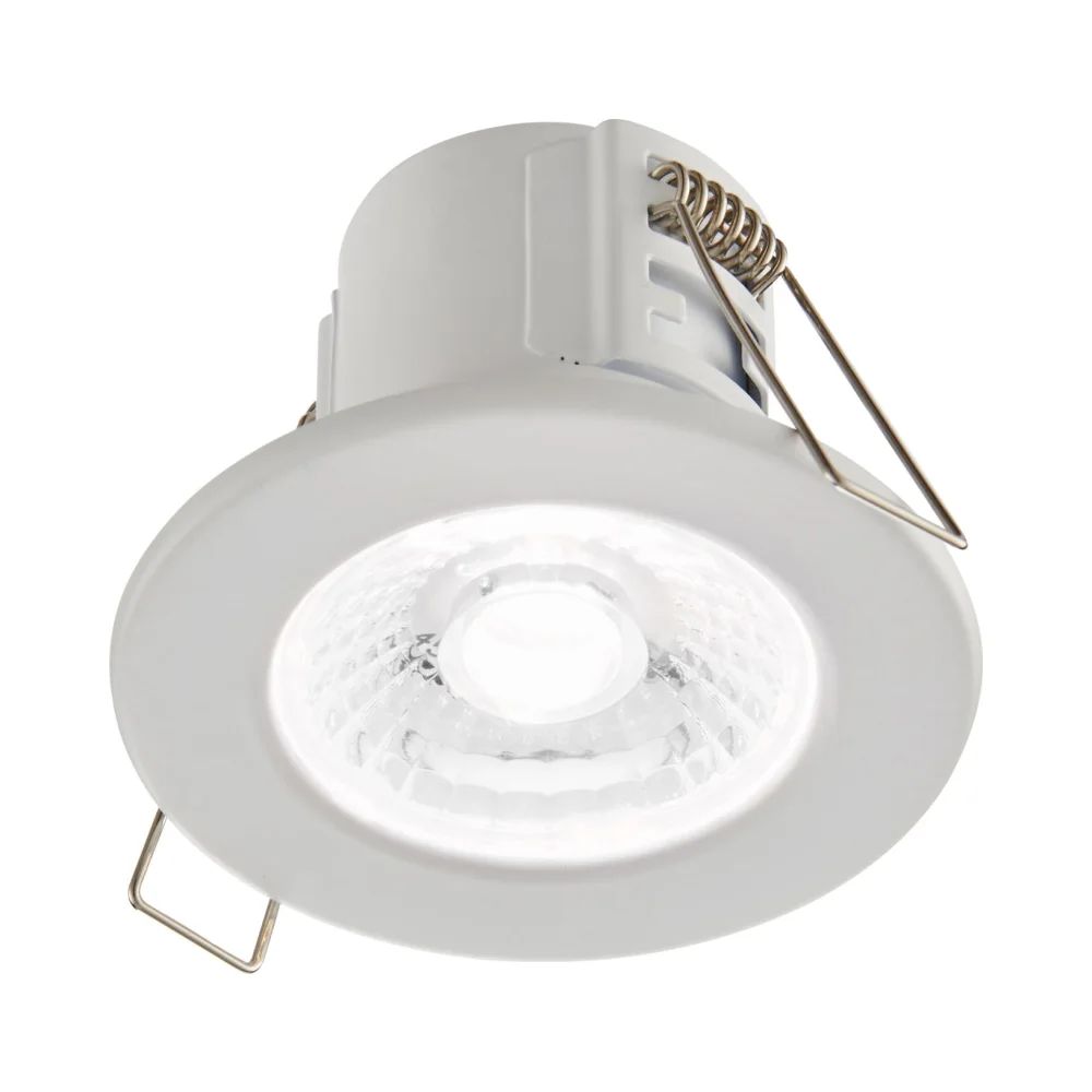 Saxby | 74708 | ShieldECO | LED Downlight | IP65 230V | 4000K Cool White | 8.5W 3 Saxby 74708 Saxby ShieldECO 800 IP65 Matt White 8.5W - 4000K Cool White 3