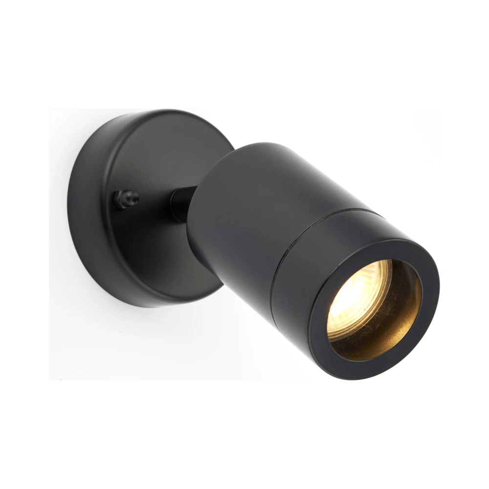 Saxby 75436 Palin Matt Black IP44 GU10 Wall Light 3 Saxby 75436 Palin Matt Black IP44 GU10 Wall Light 3