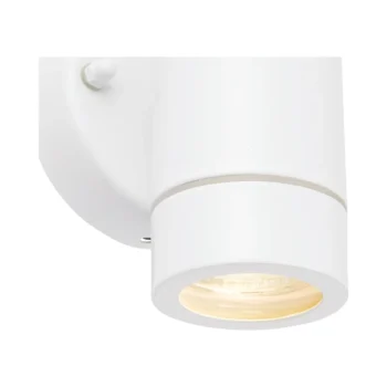 Saxby 75441 Palin Gloss White IP44 GU10 Wall Light