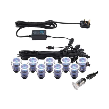Saxby 76615 Saxby Lighting IkonPRO CCT 6500K/Blue 25mm KIT IP67 0.75W 1