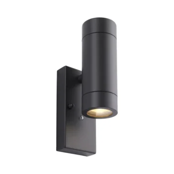 Saxby 78415 Anthracite Grey IP44 GU10 Wall Light