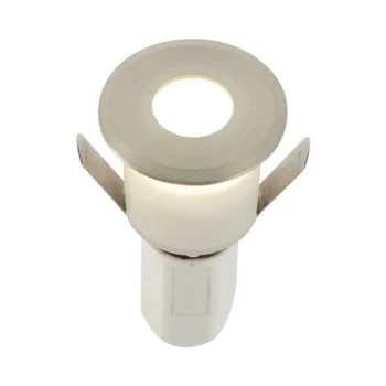 Saxby 91955 1.2W LED Mini Ground Light 4000K IP67 Satin Nickel