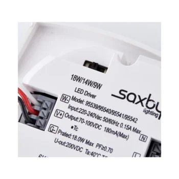 Saxby 95539 Saxby 95539 HeroPro CCT Tri Wattage LED Bulkhead - 18W 5