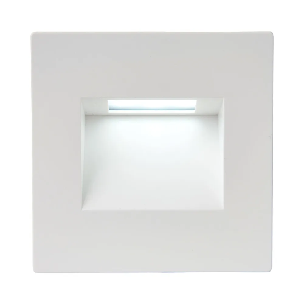 Saxby 99763 White Square Bezel for Albus CCT Wall Light 3 Saxby 99763 White Square Bezel for Albus CCT Wall Light 4