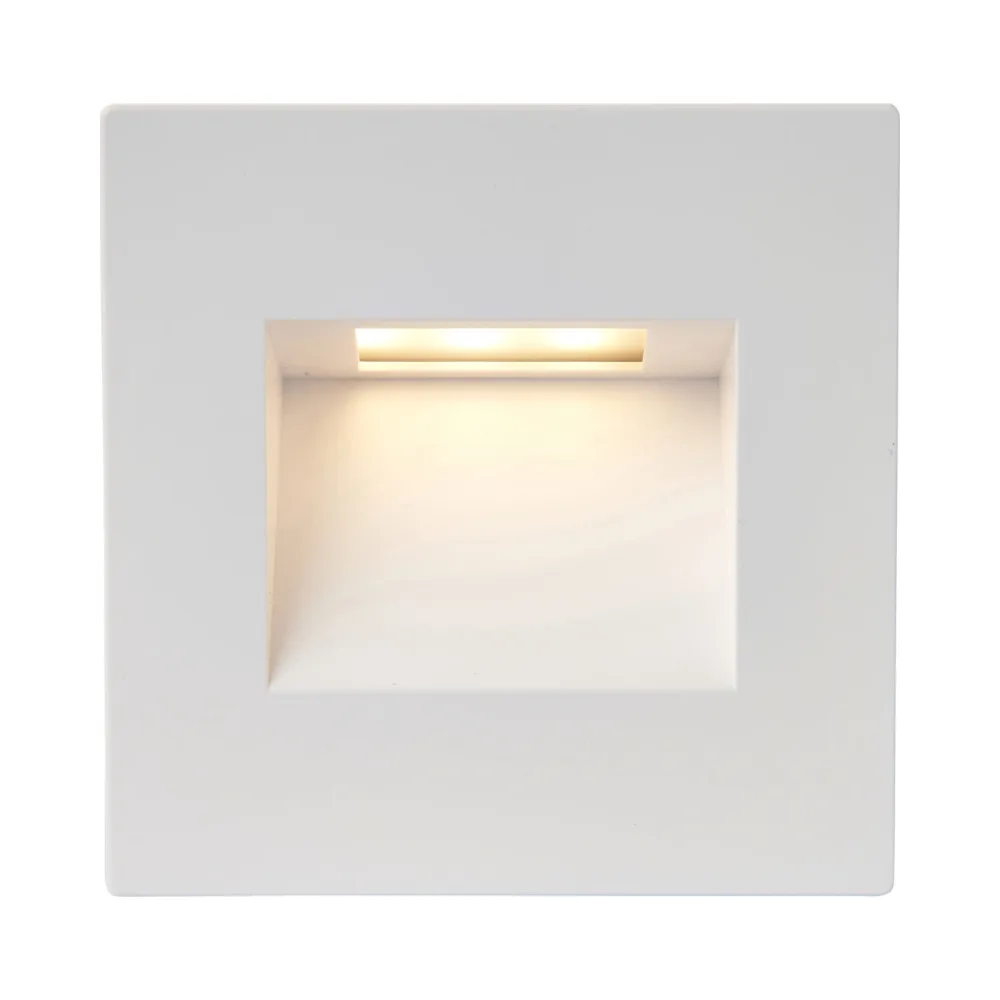 Saxby 99763 White Square Bezel for Albus CCT Wall Light 4 Saxby 99763 White Square Bezel for Albus CCT Wall Light 2
