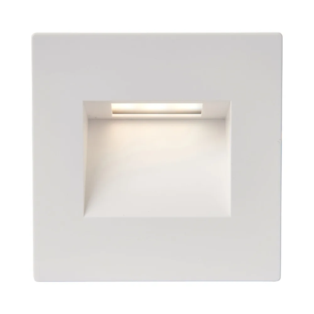 Saxby 99763 White Square Bezel for Albus CCT Wall Light 5 Saxby 99763 White Square Bezel for Albus CCT Wall Light 3