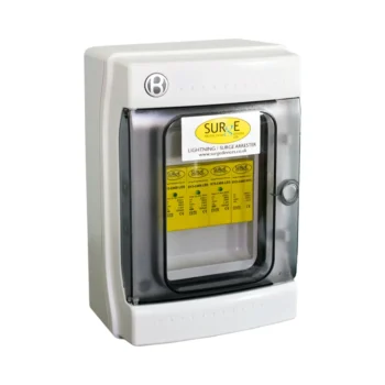 Surge Devices SY2-C40XLEDENC Surge Devices Type 2 20kA/40kA 3 Phase SPD with LED Indication in IP65 Polycarbonate Enclosure