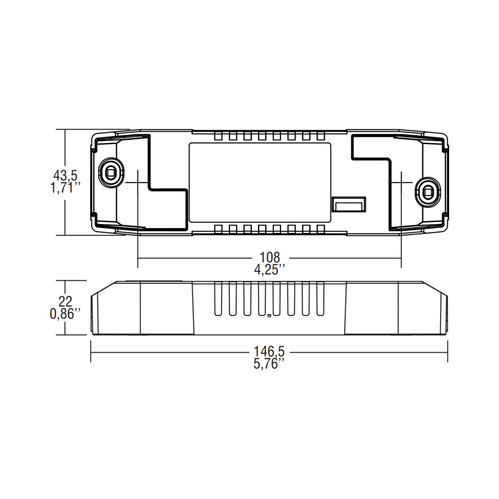 TCI 127576 Pro Flat DALI 1 & 2 LED Multi Power Driver 2 TCI 127576 Pro Flat DALI 1 & 2 (127576) LED Driver 2