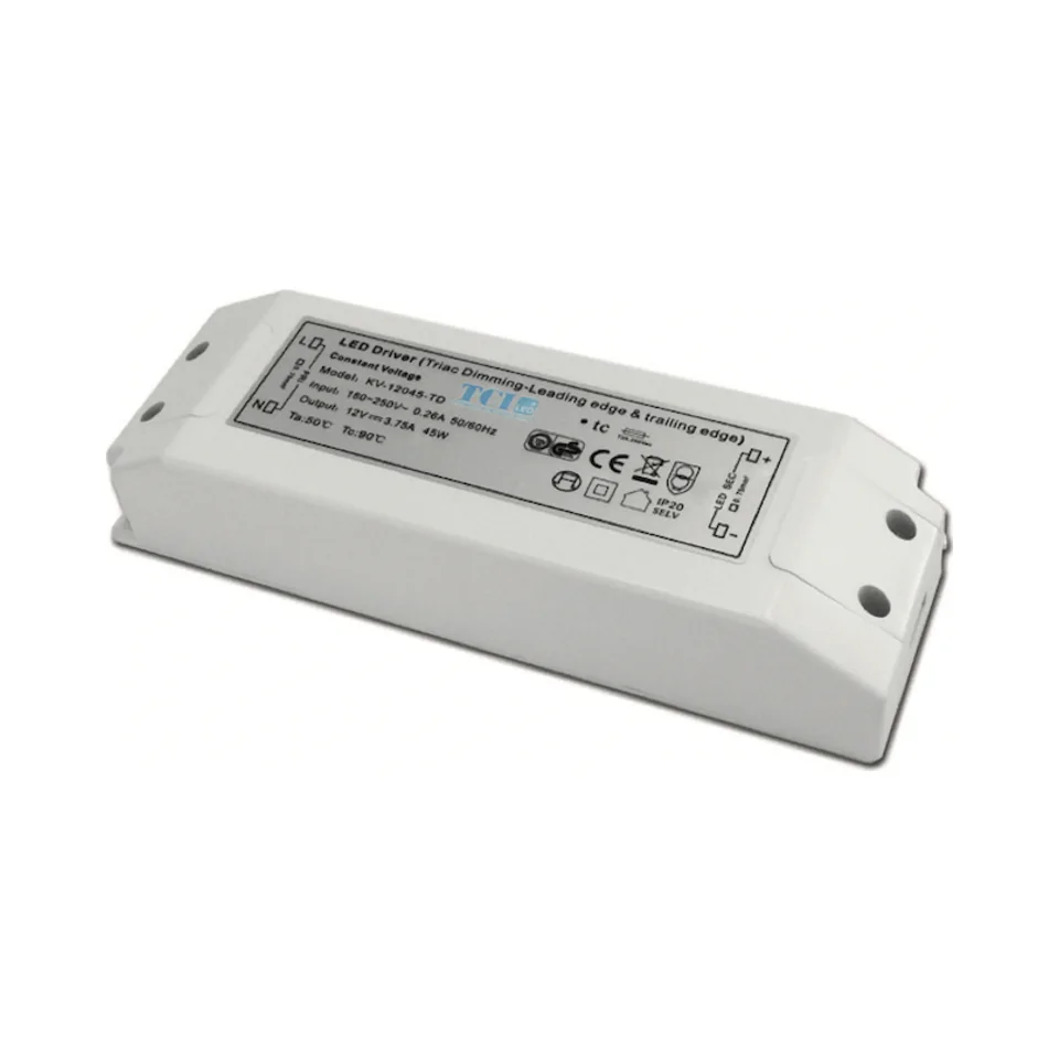 TCI 127912 Dimmable 12V 45W Constant Voltage LED Driver 1 TCI 127912 TCI Dimmable Constant Voltage Driver 12V 45W (127912)