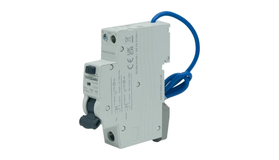 Timeguard | TX2520 | B Curve | 6kA | Type A Bi-Directional RCBO | 20A 1 Timeguard TX2520 20A Type A Bi-Directional RCBO