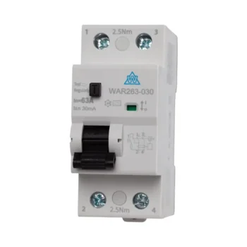 WCED 2 Pole 80A 30mA Type A RCD