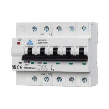 WARB5100C 5 Pole 100A Auto Reset Device with PME Fault Protection