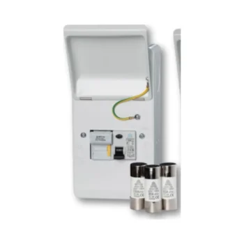 WCED WFMSRT00-3F WCED WFMSRT00-3F Fused Main Switch with Time Delayed RCD