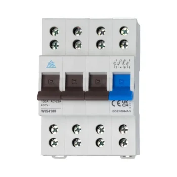 WCED 4 Pole Twin Screw Main Switch