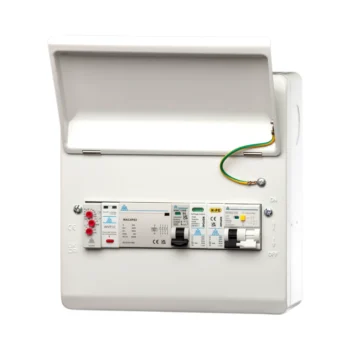 WCED WMEPME10/LB PME Fault Detection Unit with Load Management 10 Mod c/w C40 RCBO Relays and SPD 1